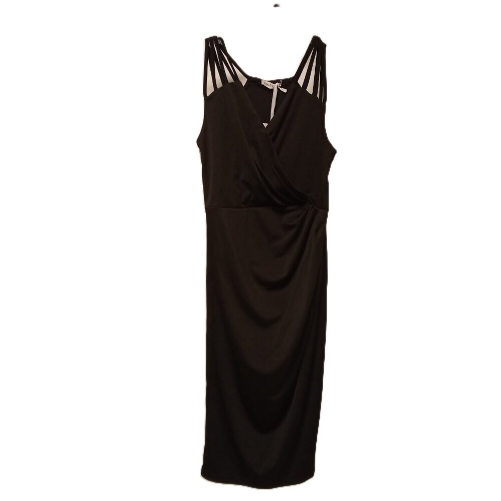 Grace Karin Black Strappy Dress Size L, NWT  /B1